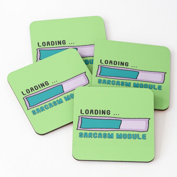 Item preview, Sarcasm Module Loading Bar - Get Ready for Snark! No 3 designed and sold by Fun Funky Designs.