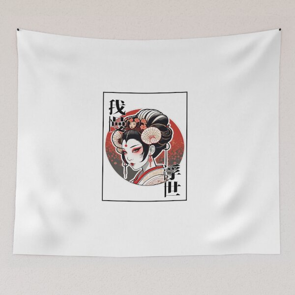 Artikelvorschau, dunkle Geisha Gaman-Ukiyo entworfen und verkauft von vennuSStore.
