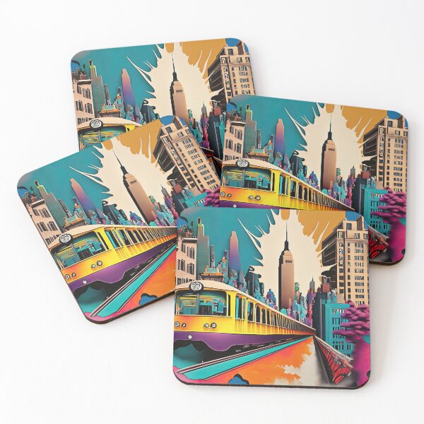 Item preview, New York City Transit New York subway - NYC Subway Ny Silhouette designed and sold by MayaDelaye.