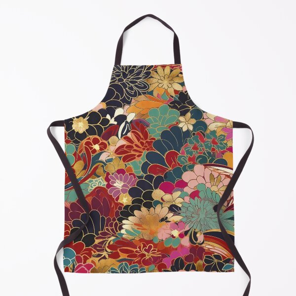 Item preview, Floral kimono japanese pattern designed and sold by LittleNippon.