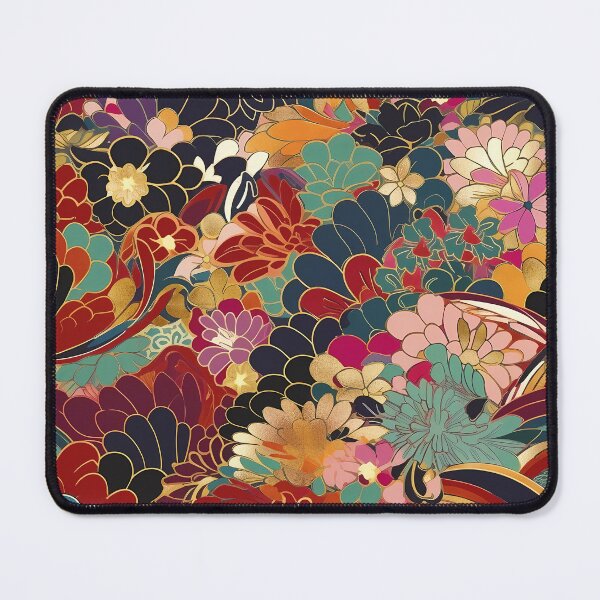 Item preview, Floral kimono japanese pattern designed and sold by LittleNippon.