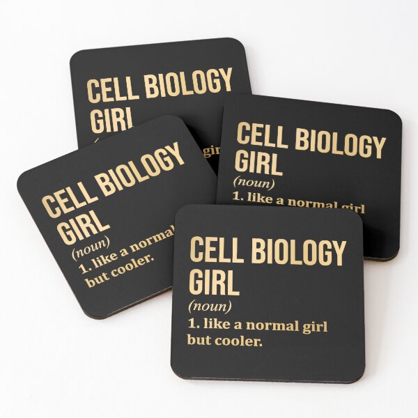 Item preview, Cell Biology Girl Definition Cell Biology in Gold designed and sold by XCIV.