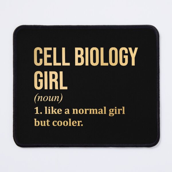 Item preview, Cell Biology Girl Definition Cell Biology in Gold designed and sold by XCIV.