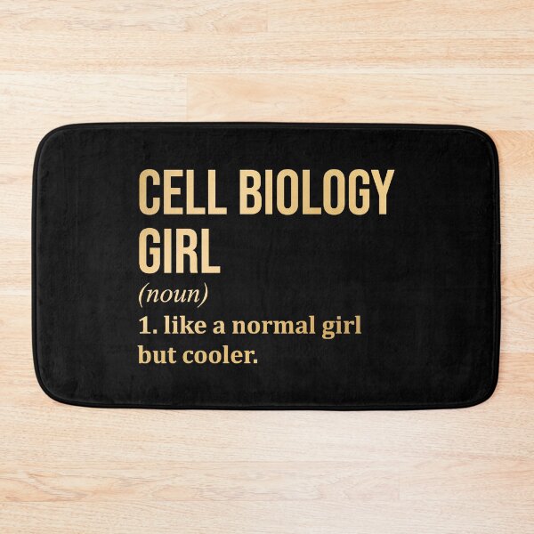 Item preview, Cell Biology Girl Definition Cell Biology in Gold designed and sold by XCIV.