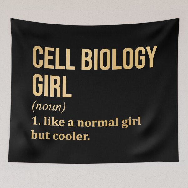 Item preview, Cell Biology Girl Definition Cell Biology in Gold designed and sold by XCIV.