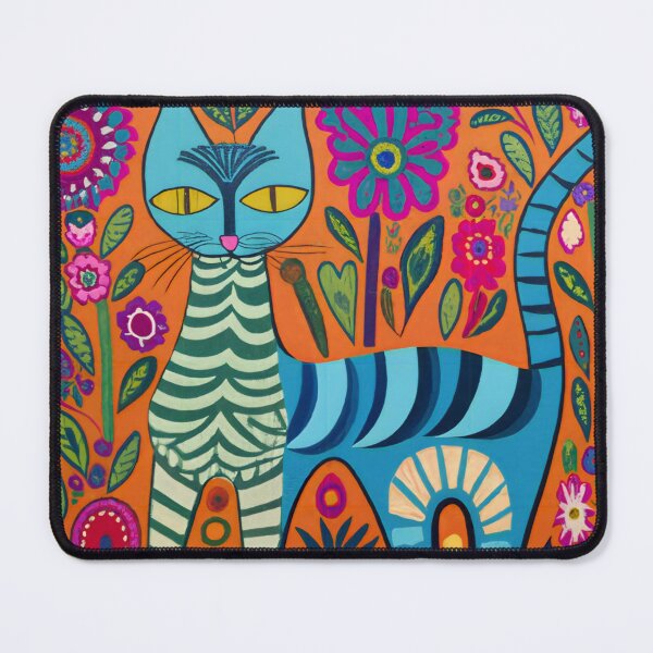 Item preview,  Embracing Boho Vibes with Mid-Century Atomic Cat  designed and sold by Tamas Das.