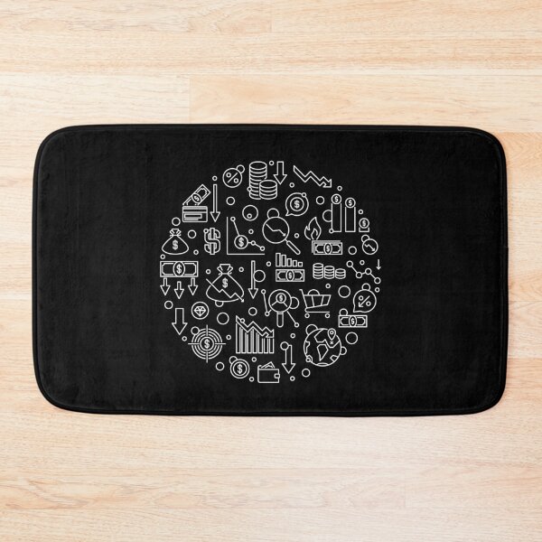 Item preview, Financial Crisis and Economy round design - US America money and dollars outline design  designed and sold by venomousvector.