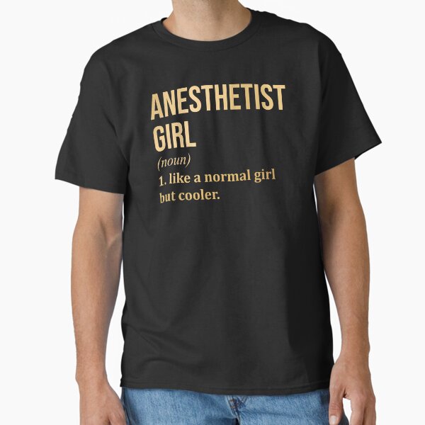 Item preview, Anesthetist Girl Definition Anesthesia in Gold designed and sold by XCIV.