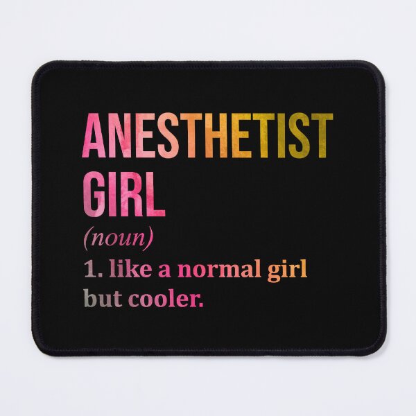 Item preview, Anesthetist Girl Definition Anesthesia in Watercolor designed and sold by XCIV.