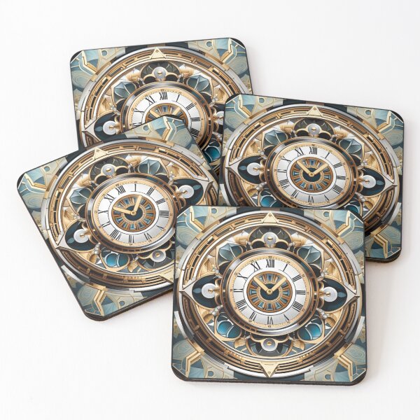 Item preview, Flower Mandala Clock. designed and sold by Giulivo Store Graphic.