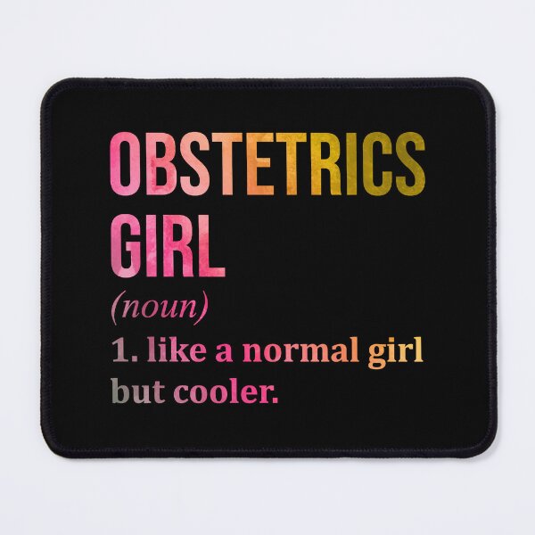 Item preview, Obstetrics Girl Definition Obstetrics in Watercolor designed and sold by XCIV.