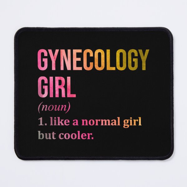 Item preview, Gynecology Girl Definition Gynecologist in Watercolor designed and sold by XCIV.