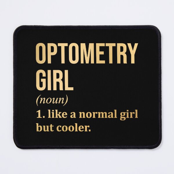 Item preview, Optometry Girl Definition Optometry in Gold designed and sold by XCIV.