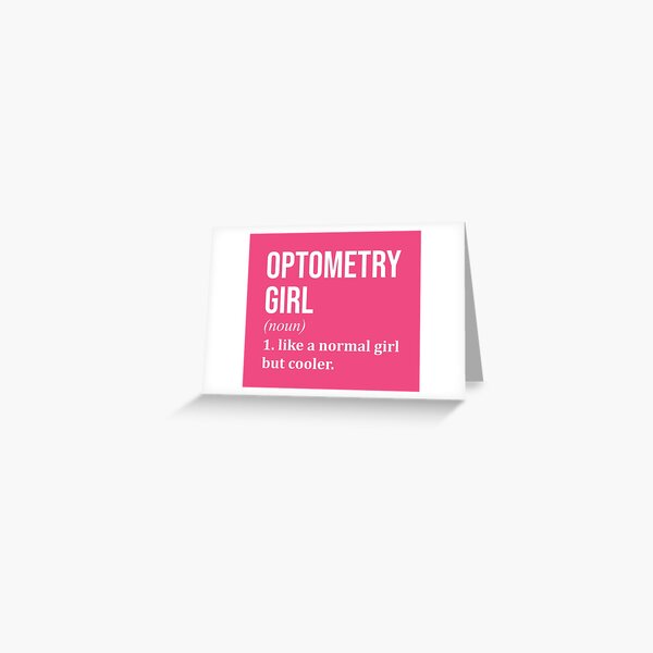 Item preview, Optometry Girl Definition Optometry for Women designed and sold by XCIV.