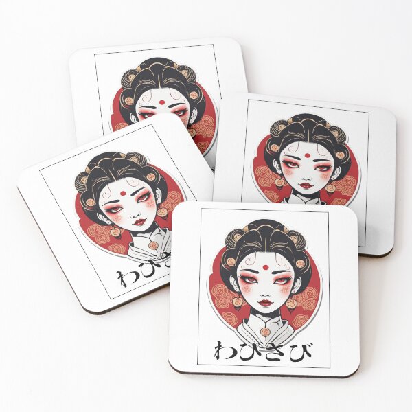 Aperçu de l'œuvre Geisha sombre Wabi-sabi créée et vendue par vennuSStore.