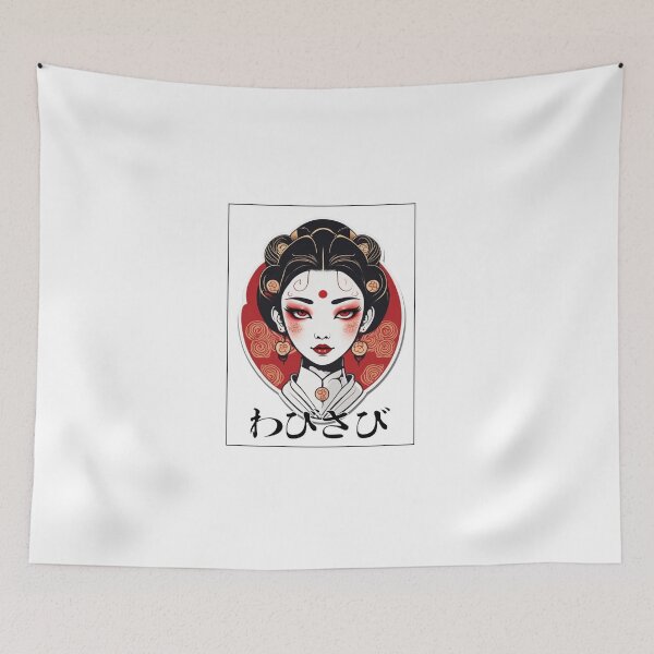 Item preview, Dark geisha Wabi-sabi designed and sold by vennuSStore.