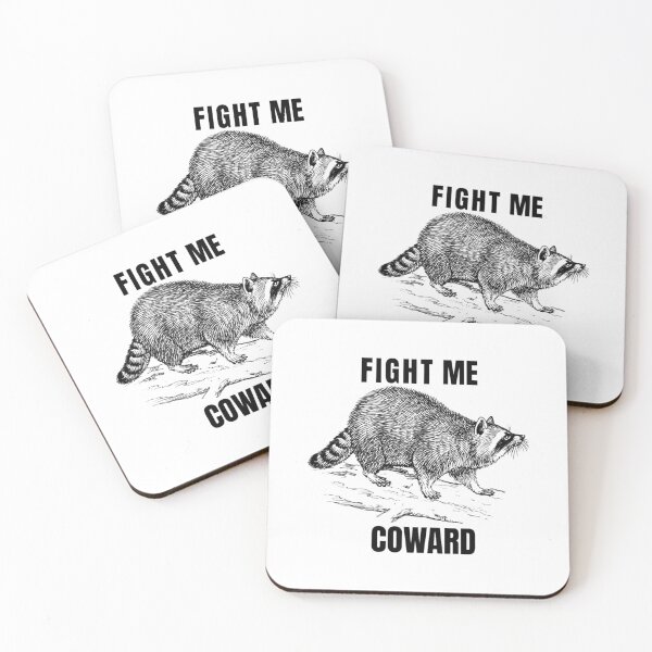 Item preview, Fight Me Coward designed and sold by Kamonibile.