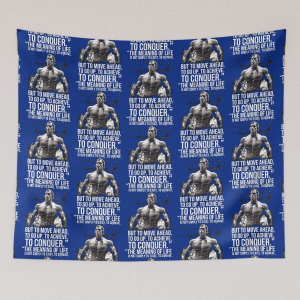 Item preview, Arnold Schwarzenegger Arnie Conquer Quote designed and sold by meoeme9898.