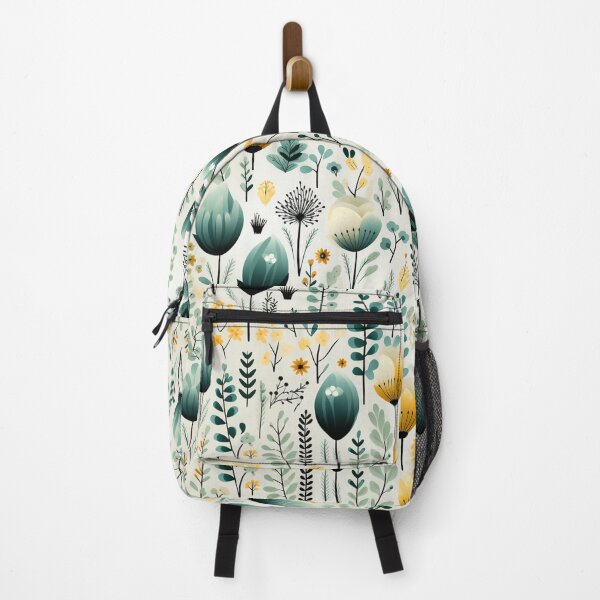 Item preview, Green, Yellow and Blue Blossoms Seamless Pattern designed and sold by exitbird.