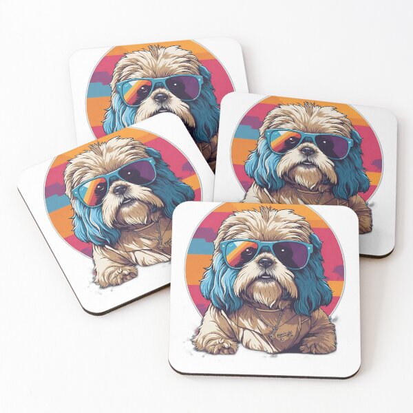 Item preview, Chilling And Wearing Sunglasses dog T-shirt 2023 designed and sold by ATLAST05.