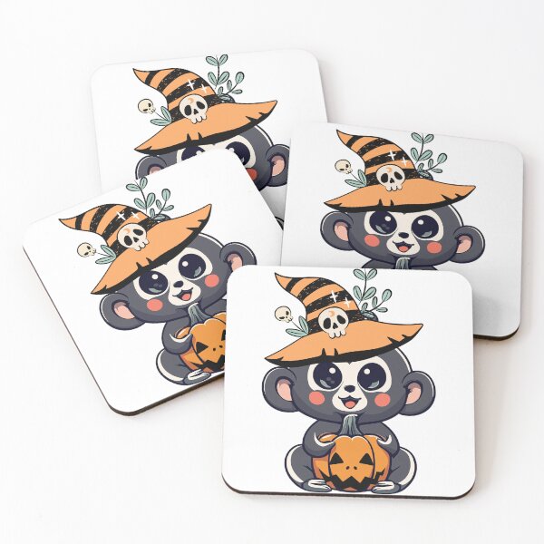 Item preview, A Baby Gibbon Halloween designed and sold by KrisRubinArt.