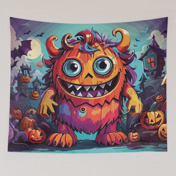Item preview, Colorful Monster Halloween #2 designed and sold by pantacreation.