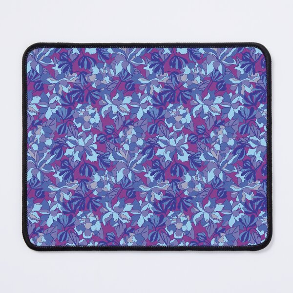 Item preview, Southern sweetness pattern, blue version, plum background designed and sold by GENEST-V.