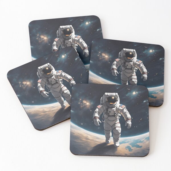 Item preview,  An astronaut floating above Earth, gazing at the stars designed and sold by SmiIing-121.
