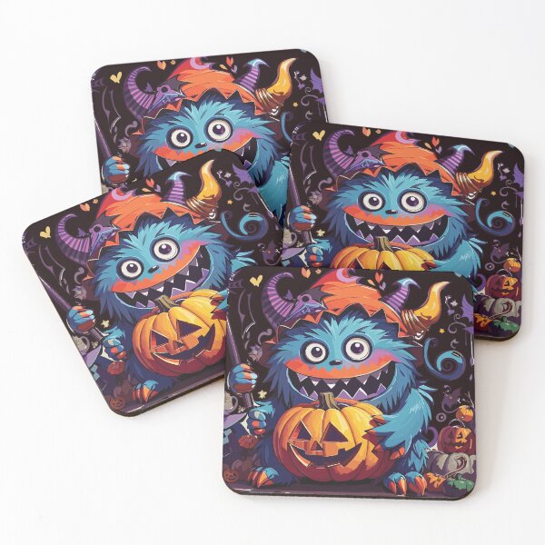 Item preview, Colorful Monster Halloween #3 designed and sold by pantacreation.
