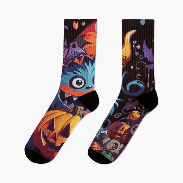 Item preview, Colorful Monster Halloween #3 designed and sold by pantacreation.