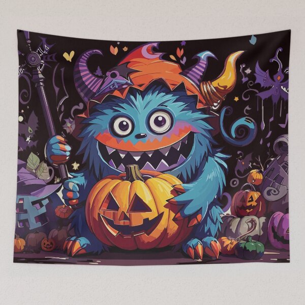 Item preview, Colorful Monster Halloween #3 designed and sold by pantacreation.