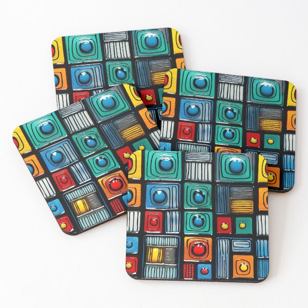 Artikelvorschau, Modernes Design das an ein Mosaik aus Glas erinnert entworfen und verkauft von Pflugart.