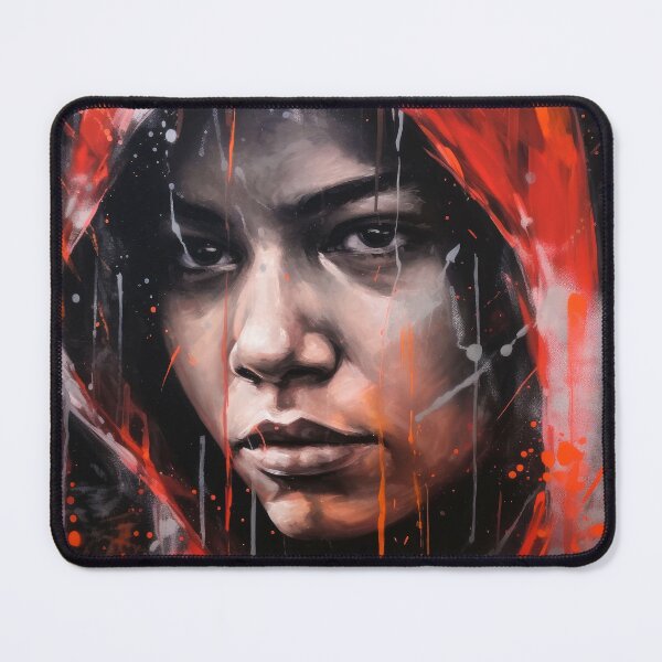 Item preview, Rain Portrait 01 Red Hood designed and sold by mhfoto.