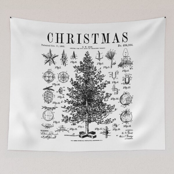 Artikelvorschau, Weihnachtsbaum Lichter Dekorationen Ornamente Vintage Patent entworfen und verkauft von GrandeDuc.