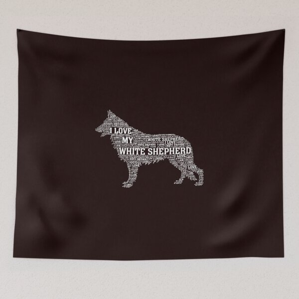 Item preview, I Love My White Shepherd. Funny Gift For Pet Lovers designed and sold by HichamGreen.