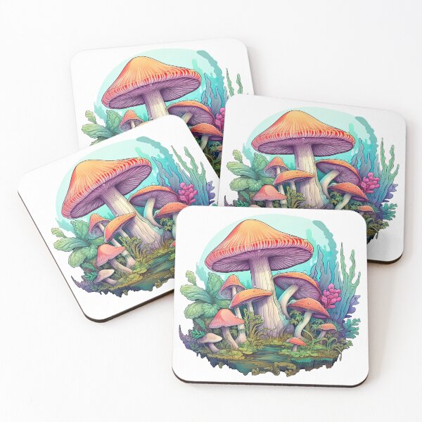 Item preview, Fairy Mushroom Vibrant Vector Style 2 designed and sold by eyestetix.