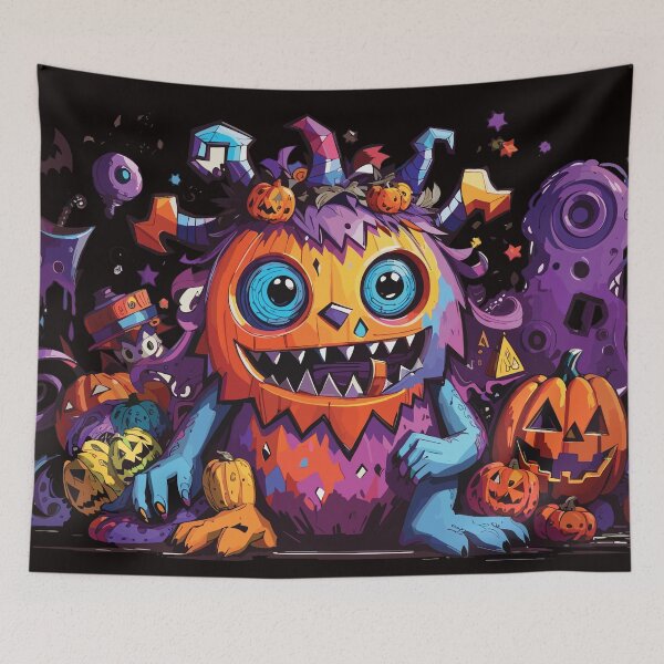 Item preview, Colorful Monster Halloween #4 designed and sold by pantacreation.