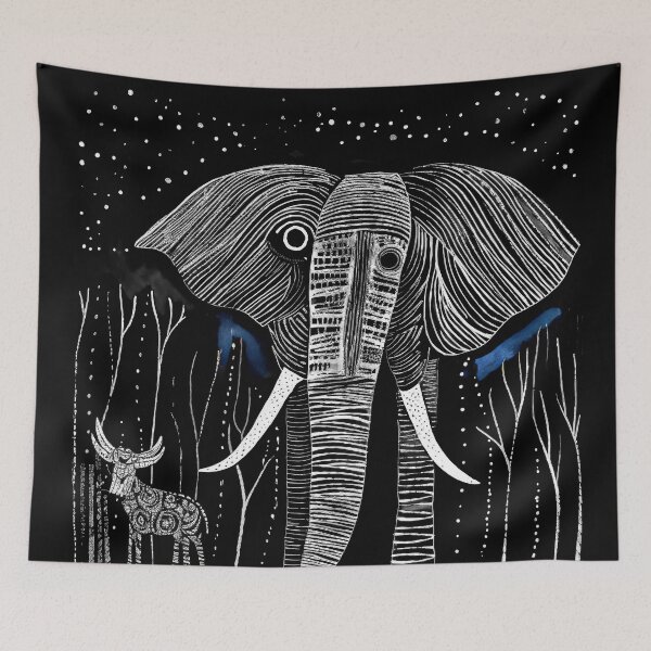 Item preview, "Whimsical Elephant # 31" designed and sold by Glen Allison.