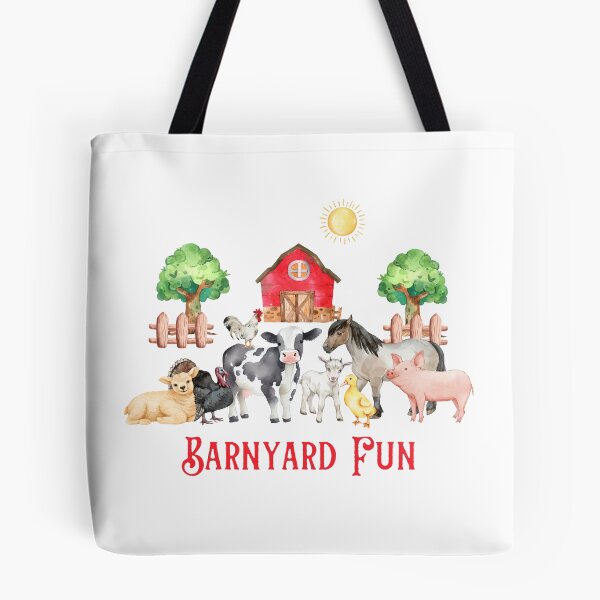 Item preview, Cute Group of Barnyard Farm Animal Friends designed and sold by MixCulture.