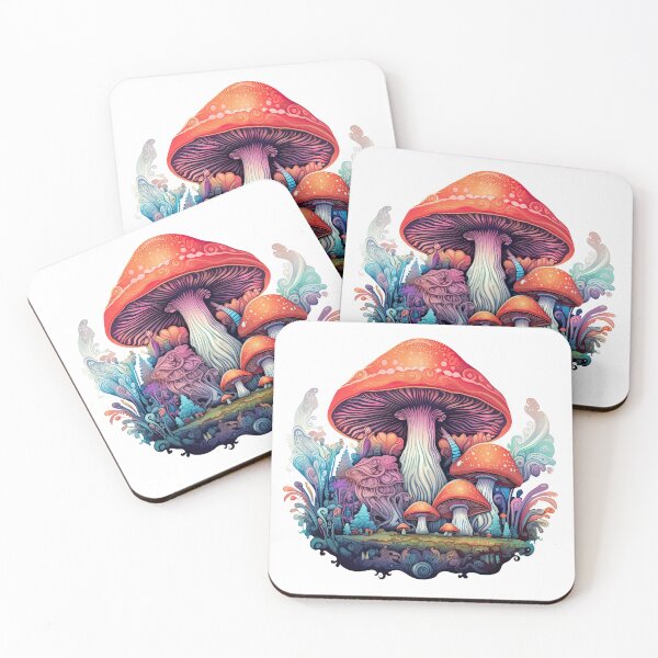 Item preview, Fairy Mushroom Vibrant Vector Style 3 designed and sold by eyestetix.