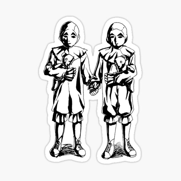 Peculiar Twins Sticker