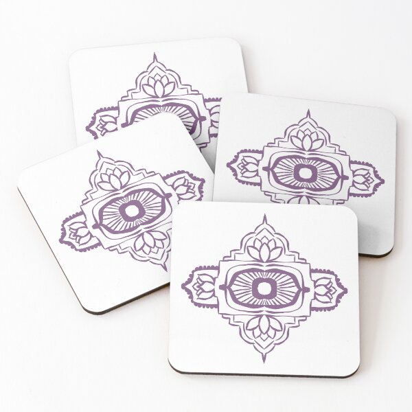 Item preview, Ajna Padma - Snow + Plum designed and sold by Irene Estelle.