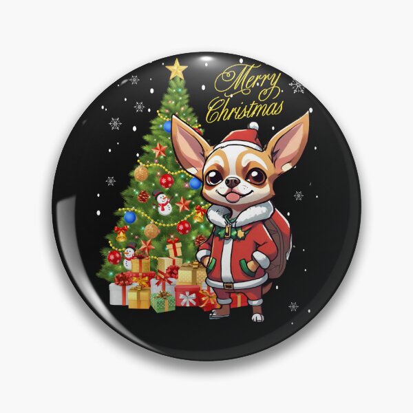 Item preview, Chihuahua Dog Merry Christmas designed and sold by noomnoi.