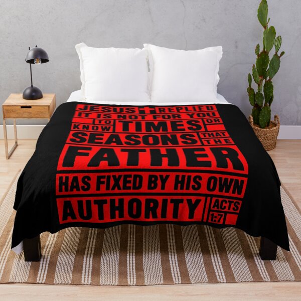 Item preview, Acts 1:7 By His Own Authority designed and sold by plushism.