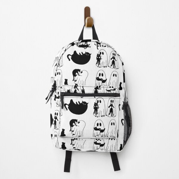 Item preview, Cute ghost black cat funny halloween designed and sold by Sukhumpan.