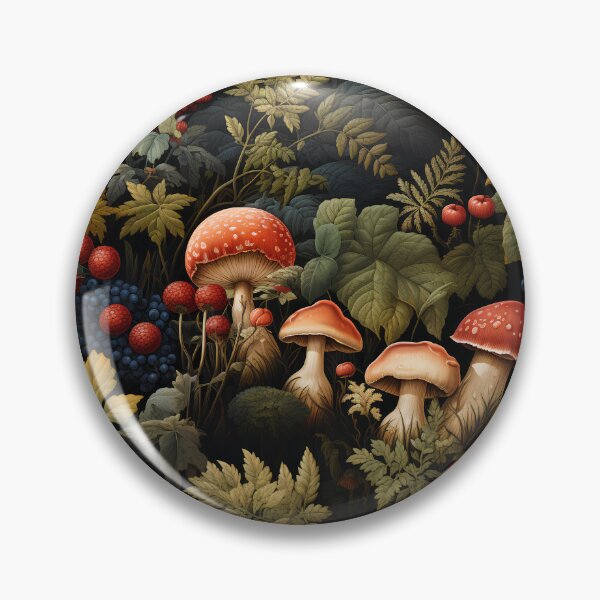 Item preview, Thanksgiving Mushrooms Harvest Botanical designed and sold by Lil-Satu.