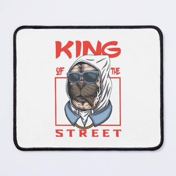 Item preview, Pug dog, king of the street, dog king designed and sold by GreyStanzione1.