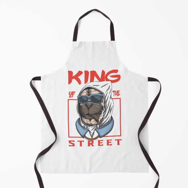 Item preview, Pug dog, king of the street, dog king designed and sold by GreyStanzione1.