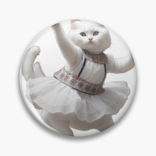 Item preview, Clipart of a cute dancing cat designed and sold by Vegasstickers.