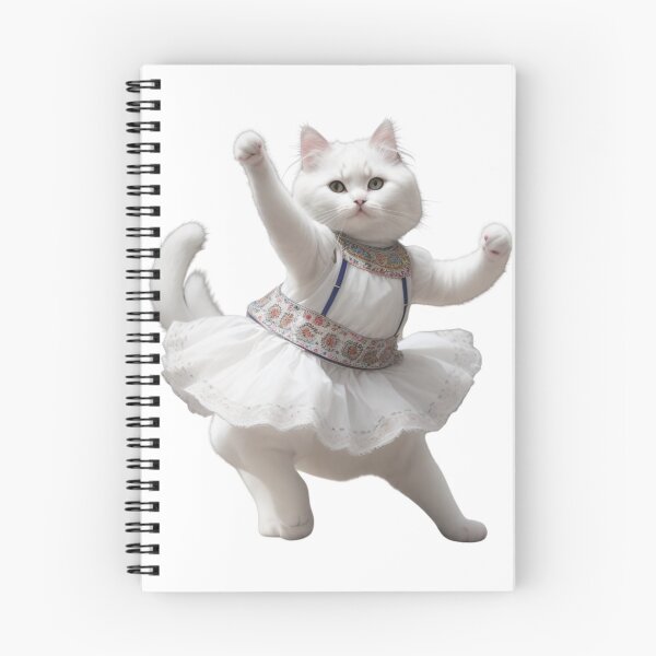 Item preview, Clipart of a cute dancing cat designed and sold by Vegasstickers.